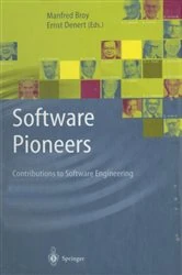 Book cover of Software Pioneers by Manfred Broy