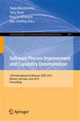 Book cover of Software Process Improvement and Capability Determination by Tanja Woronowicz