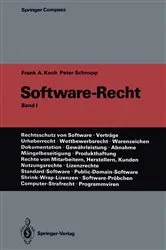 Book cover of Software-Recht by Frank A. Koch