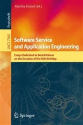 Book cover of Software Service and Application Engineering by Maritta Heisel