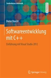 Book cover of Softwareentwicklung mit C++ by Dieter Duschl