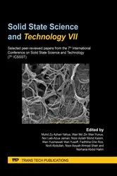 Book cover of Solid State Science and Technology VII by Unknown