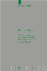Book cover of Solus Deus by Jochen Flebbe