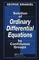 Book cover of Solution of Ordinary Differential Equations by Continuous Groups by Unknown