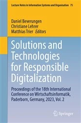 Book cover of Solutions and Technologies for Responsible Digitalization by Daniel Beverungen