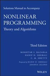 Book cover of Solutions Manual to accompany Nonlinear Programming (3rd ed.) by Unknown