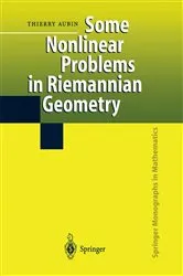 Book cover of Some Nonlinear Problems in Riemannian Geometry by Unknown