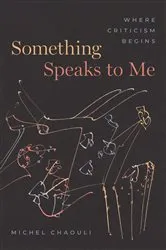 Book cover of Something Speaks to Me by Michel Chaouli