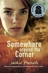 Book cover of Somewhere around the Corner by Jackie French