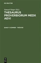 Book cover of Sommer - Tröster by Samuel Singer