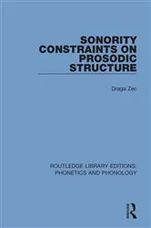 Book cover of Sonority Constraints on Prosodic Structure by Unknown