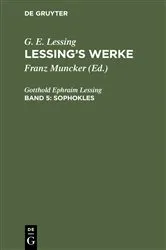 Book cover of Sophokles by Gotthold Ephraim Lessing