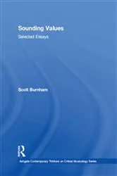 Book cover of Sounding Values by Scott Burnham