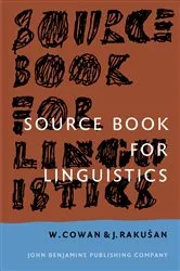Book cover of Source Book for Linguistics (3rd ed.) by William Cowan