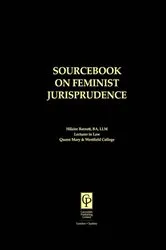 Book cover of Sourcebook on Feminist Jurisprudence by Unknown