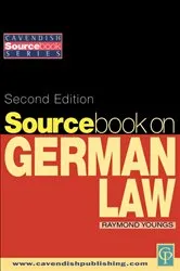 Book cover of Sourcebook on German Law by Raymond Youngs