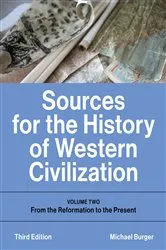 Book cover of Sources for the History of Western Civilization by Michael Burger