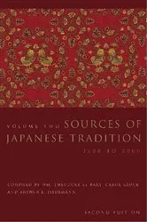 Book cover of Sources of Japanese Tradition (2nd ed.) by Wm. Theodore De Bary