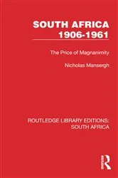 Book cover of South Africa 1906–1961 by Nicholas Mansergh