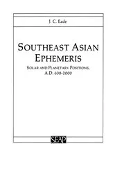Book cover of Southeast Asian Ephemeris by J. C. Eade