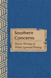 Book cover of Southern Concerns by Walter L. Fleming