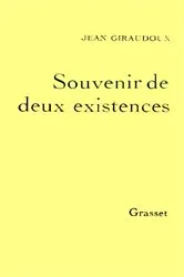 Book cover of Souvenirs de deux existences by Jean Giraudoux