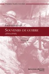 Book cover of Souvenirs de guerre (1914-1918) t. 2 by Erich Ludendorff