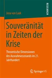 Book cover of Souveränität in Zeiten der Krise by Jona van Laak