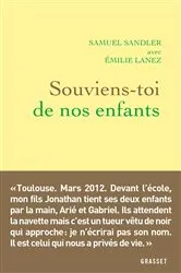 Book cover of Souviens-toi de nos enfants by Samuel Sandler