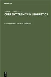 Book cover of Soviet and East European Linguistics by Paul L. Garvin