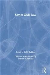 Book cover of Soviet Civil Law by O.N. Sadikov