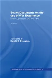 Book cover of Soviet Documents on the Use of War Experience by Harold S. Orenstein