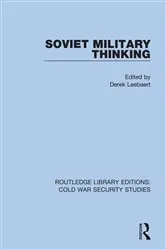 Book cover of Soviet Military Thinking by Derek Leebaert