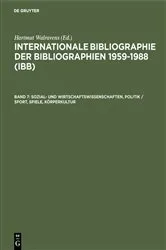 Book cover of Sozial- und Wirtschaftswissenschaften, Politik / Sport, Spiele, Körperkultur by Unknown
