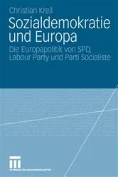 Book cover of Sozialdemokratie und Europa by Christian Krell