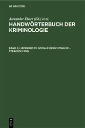 Book cover of Soziale Gerichtshilfe – Strafvollzug by Alexander Elster