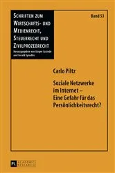 Book cover of Soziale Netzwerke im Internet – Eine Gefahr fuer das Persoenlichkeitsrecht? by Unknown