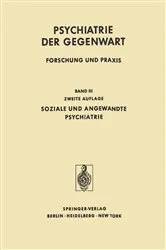 Book cover of Soziale und Angewandte Psychiatrie (2nd ed.) by H. Argelander