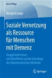 Book cover of Soziale Vernetzung als Ressource für Menschen mit Demenz by Reingard Lange
