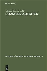 Book cover of Sozialer Aufstieg by Günther Schulz