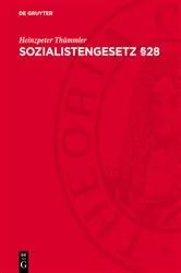 Book cover of Sozialistengesetz §28 by Heinzpeter Thümmler