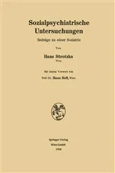 Book cover of Sozialpsychiatrische Untersuchungen by Hans Strotzka