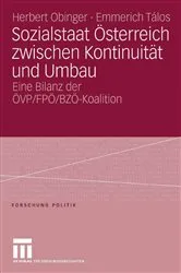 Book cover of Sozialstaat Österreich zwischen Kontinuität und Umbau by Herbert Obinger