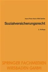 Book cover of Sozialversicherungsrecht (2nd ed.) by Unknown