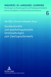 Book cover of Soziokulturelle und psycholinguistische Untersuchungen zum Zweitspracherwerb by Christiane Bongartz