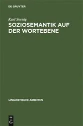Book cover of Soziosemantik auf der Wortebene by Unknown