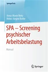 Book cover of SPA - Screening psychischer Arbeitsbelastung by Anna-Marie Metz