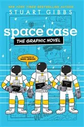Book cover of Space Case the Graphic Novel by Stuart Gibbs