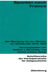 Book cover of Spanien nach Franco by Walther Bernecker