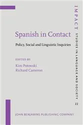 Book cover of Spanish in Contact by Kim Potowski